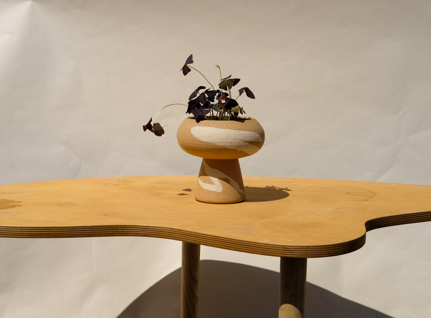 Small Pedestal Planter Desert Splash