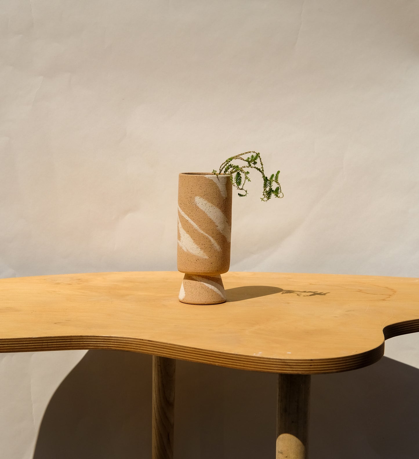 Small Pedestal Planter Desert Splash