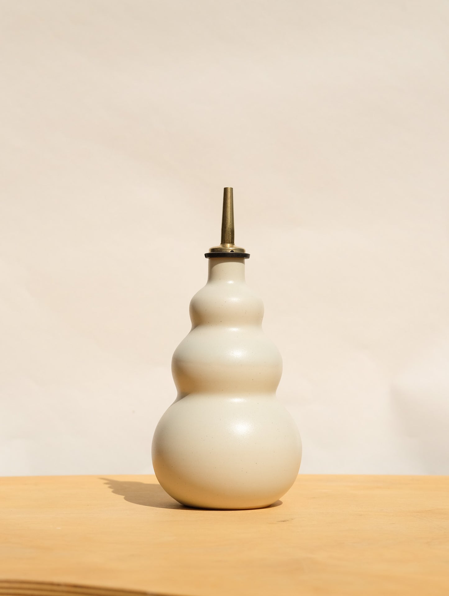 Cream Curvy Olive Oil Cruet 1