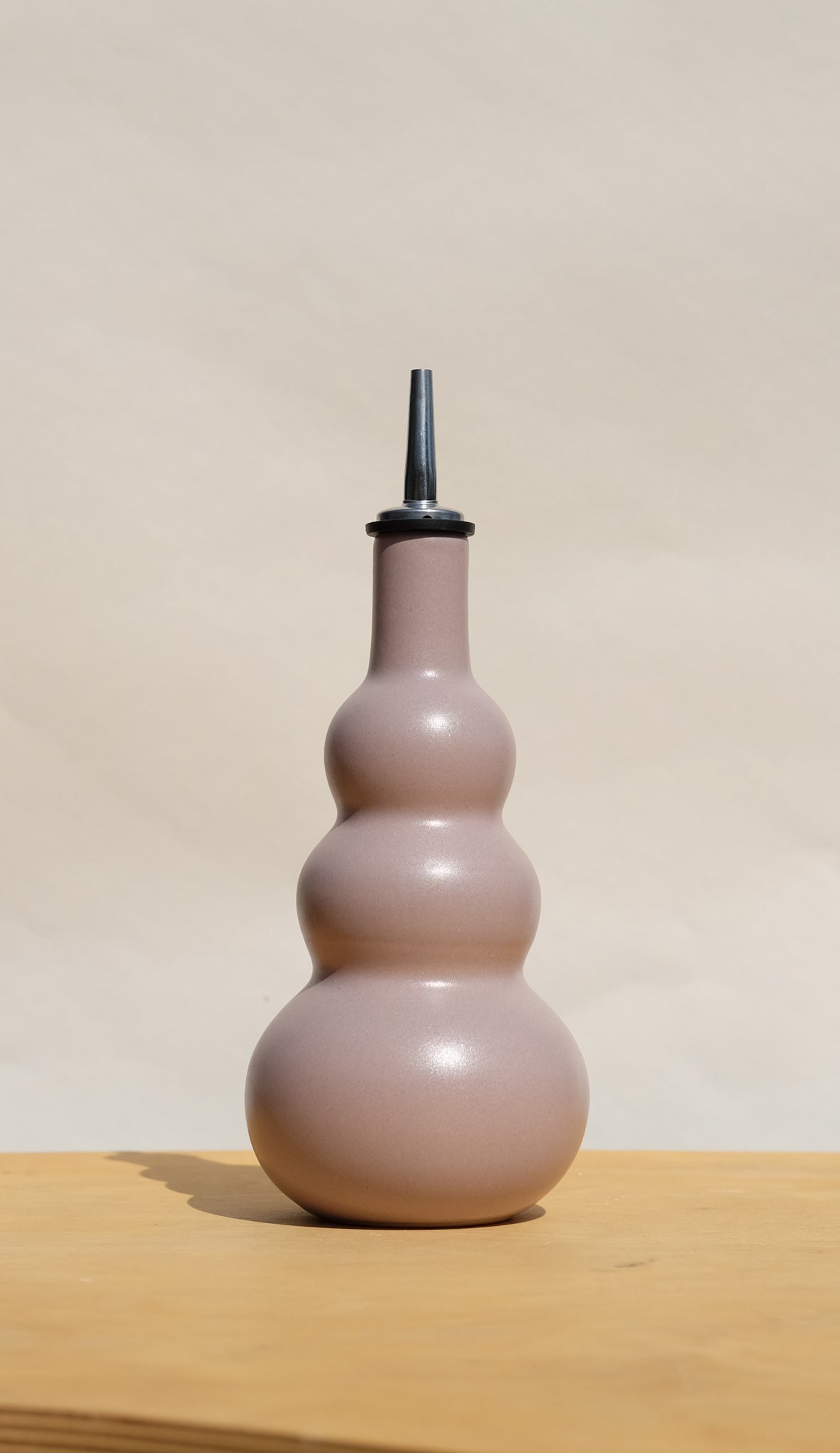 Purple Curvy Olive Oil Cruet 2