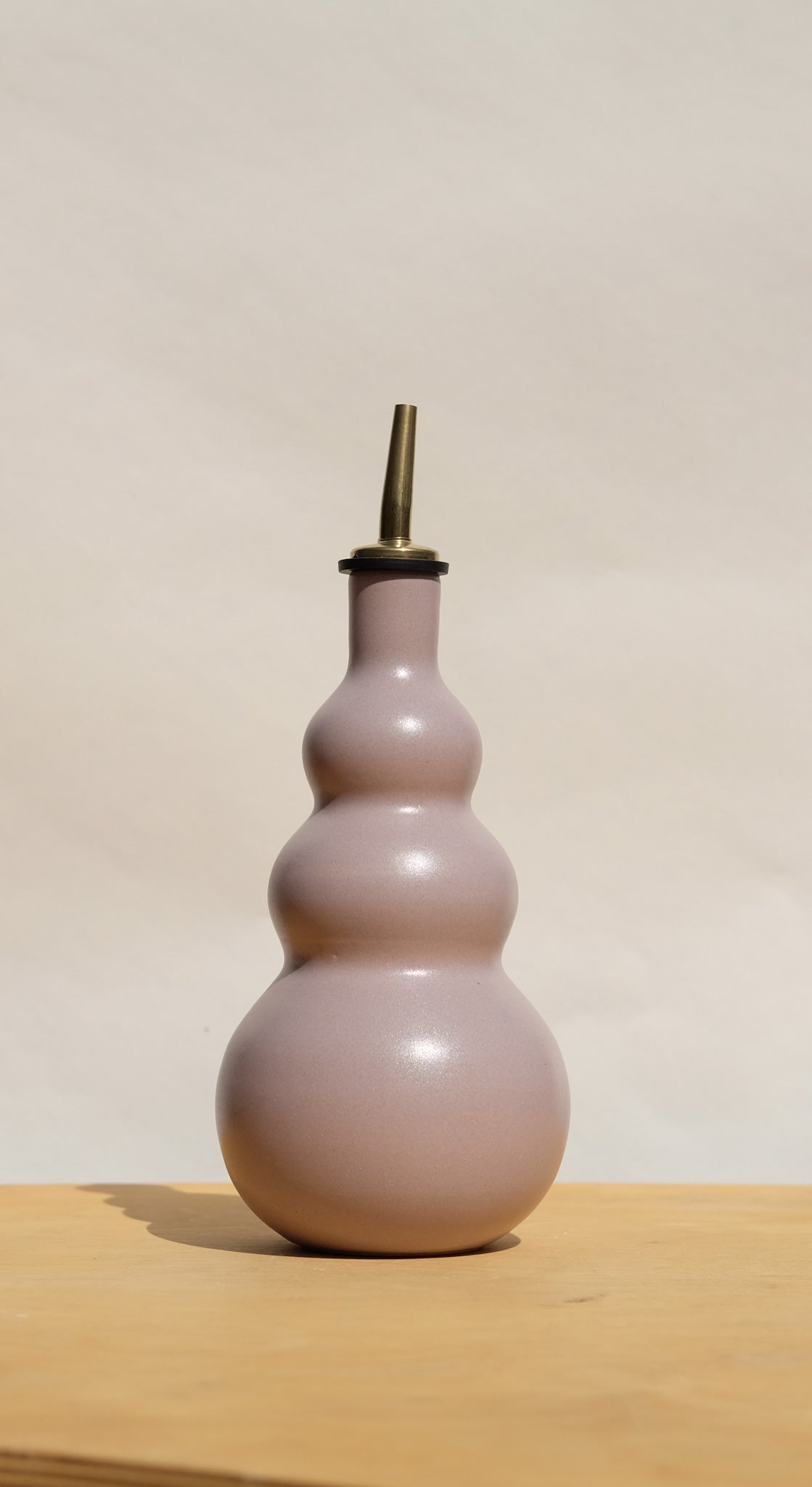 Purple Curvy Olive Oil Cruet 3