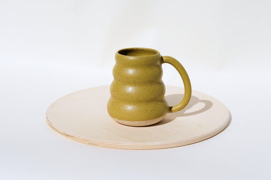 One Of A Kind Chartreuse Mugs