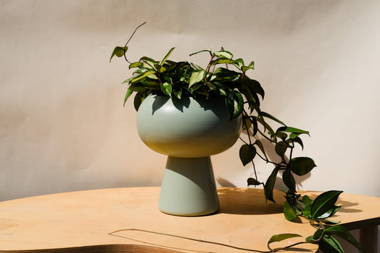 Large Orbital Planter Blue