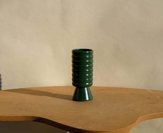 Small Pedestal Planter Lodge Green