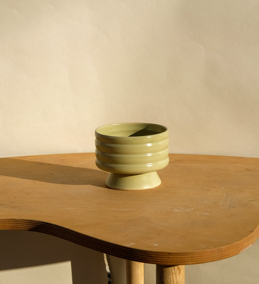 Small Pedestal Planter Sage
