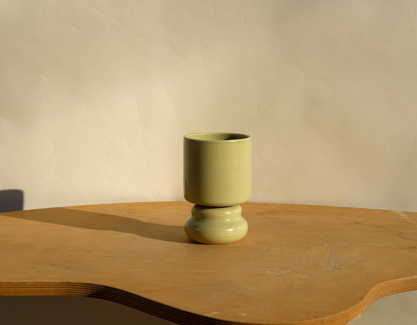 Small Pedestal Planter Sage