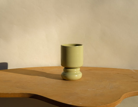 Small Pedestal Planter Sage