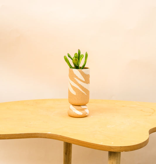 Small Pedestal Planter Desert Splash 7