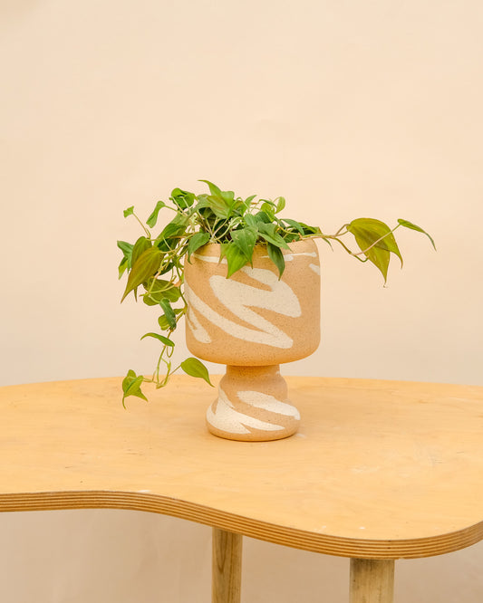 Medium Pedestal Planter Desert Splash 16