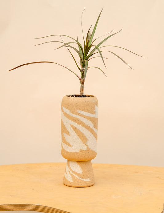 Medium Pedestal Planter Desert Splash 17