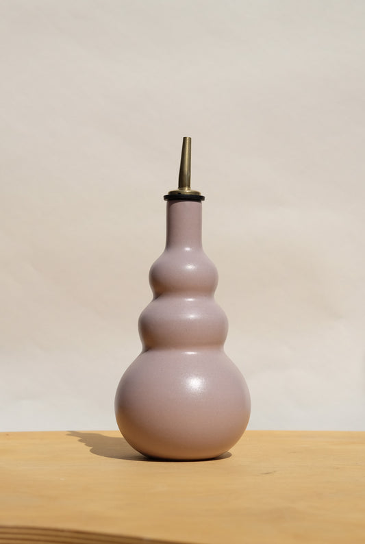 Purple Curvy Olive Oil Cruet 1