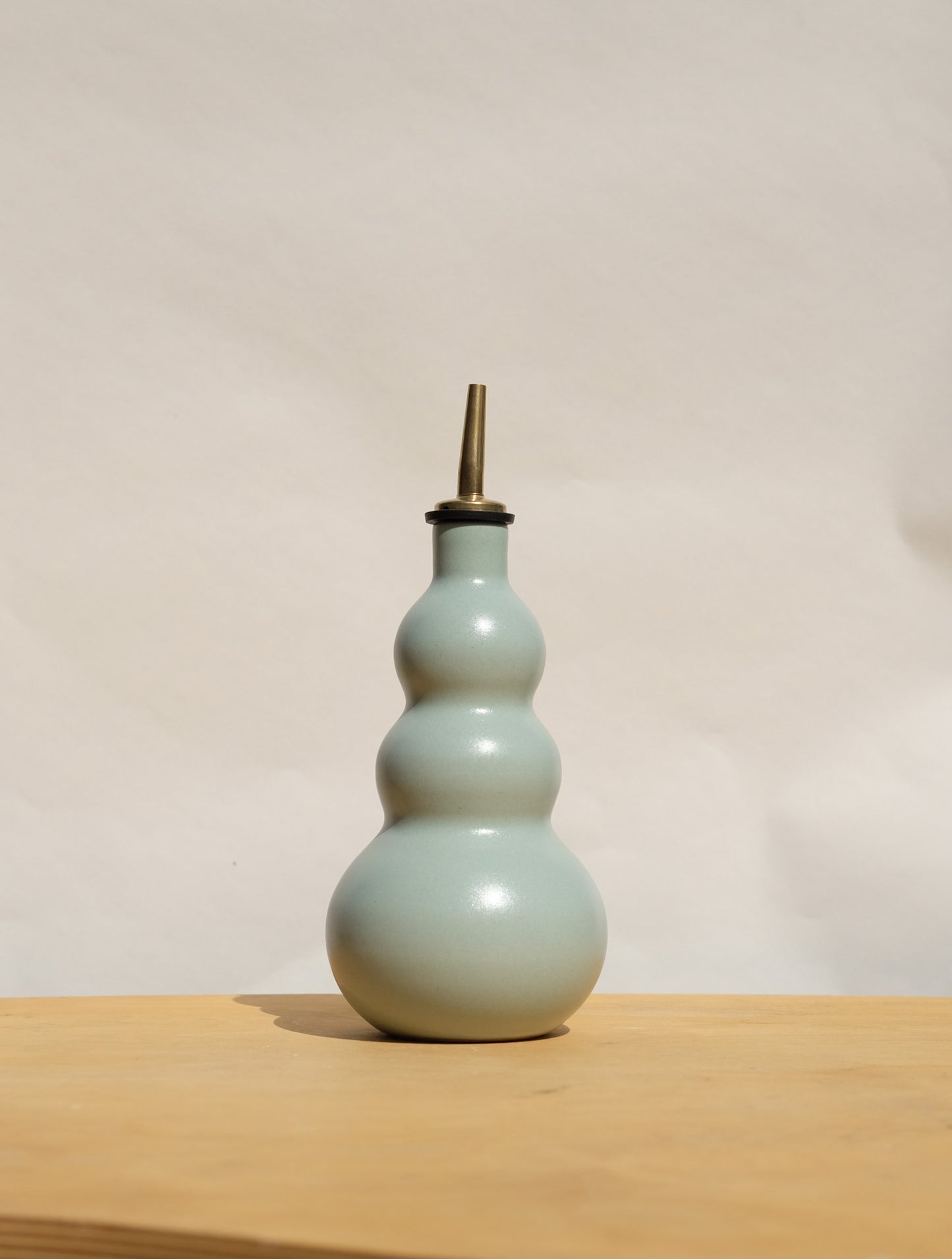 Blue Curvy Olive Oil Cruet 3