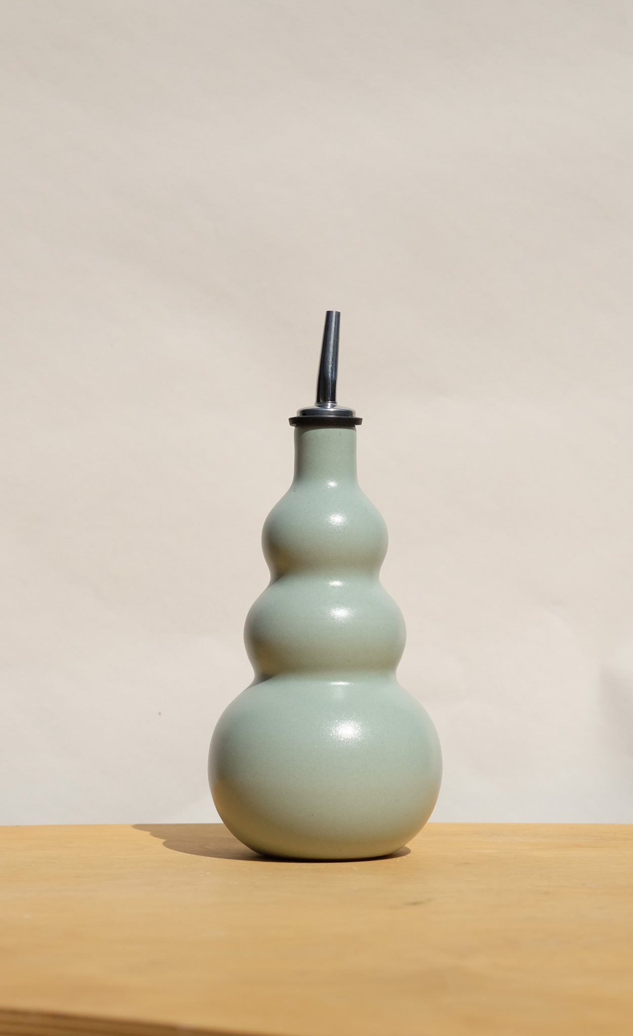 Blue Curvy Olive Oil Cruet 4