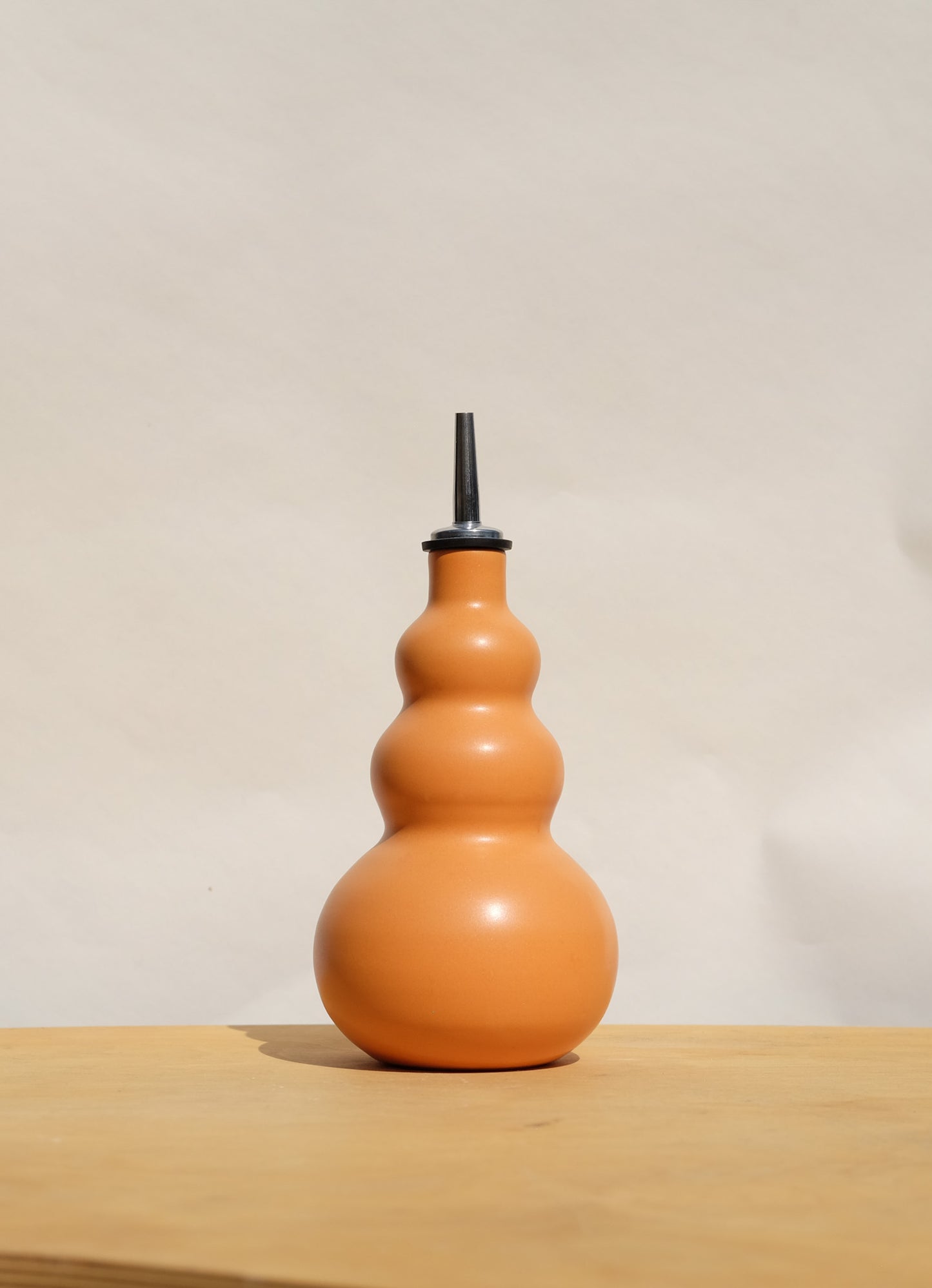 Orange Curvy Olive Oil Cruet 4