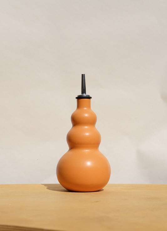 Orange Curvy Olive Oil Cruet 4